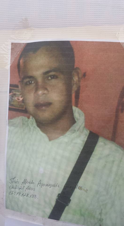 Jesús Alfredo Aguinalde (25 años), desaparecido entre los mineros