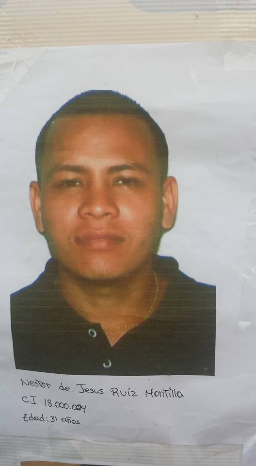 Nestor De Jesús Ruiz Montilla (31 años), desaparecido en Tumeremo