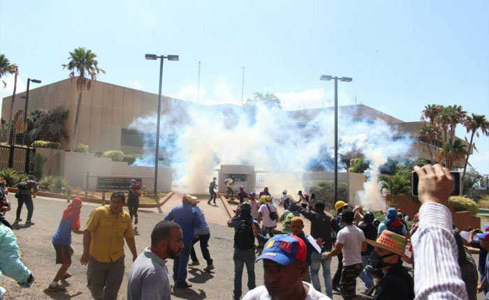 Concentración en el TSJ de Maracaibo también terminó de manera violenta