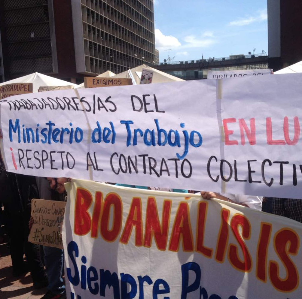 Trabajadores protestaron para exigir respeto a sus derechos laborales ...