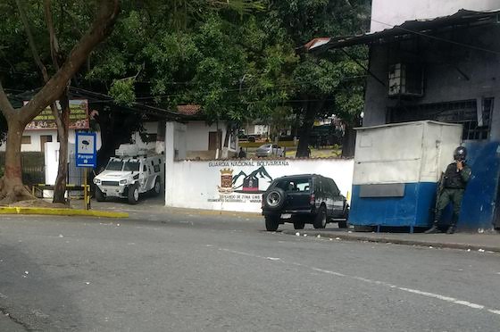 Comando de la GNB en Cotiza