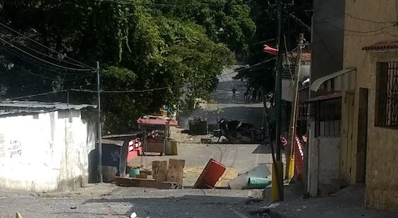 Barricadas en Cotiza
