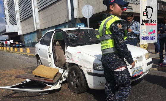 Asesinan a taxista durante atraco en Plaza Venezuela
