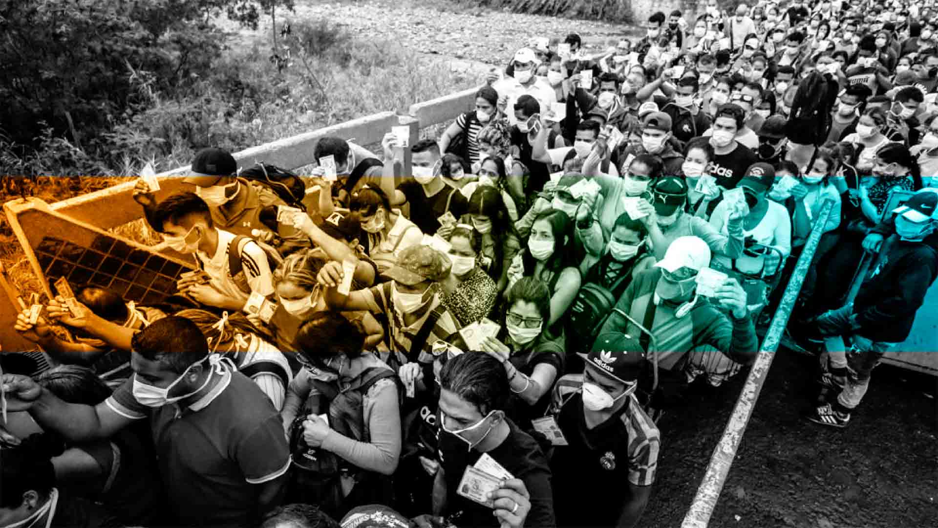 Varados en la frontera venezolana con la amenaza de Covid-19