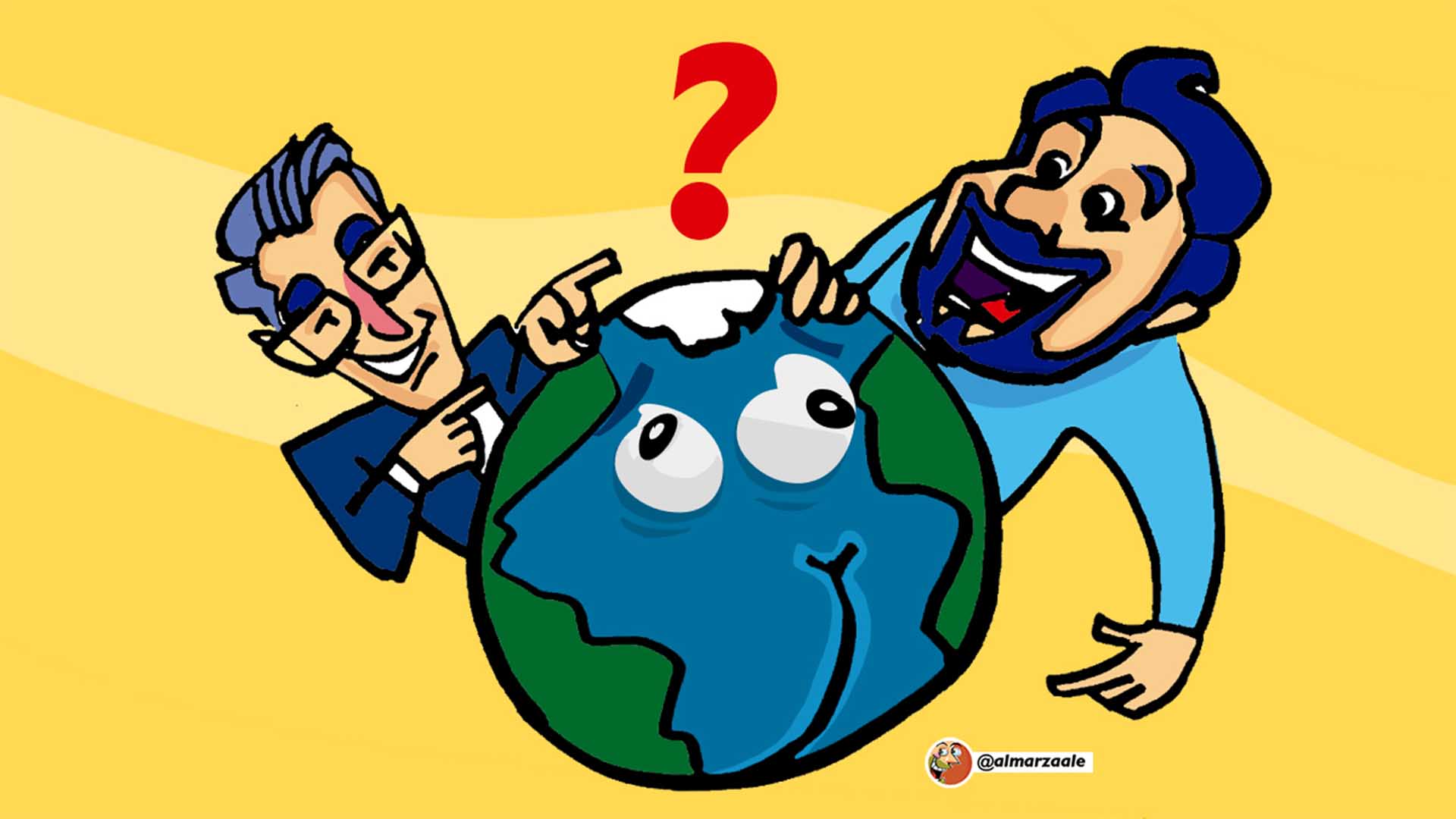 Venezuela y “El culo del mundo”, por Juan E. Fernández “Juanette” Ilustración de Alexander Almarza, @almarzaale