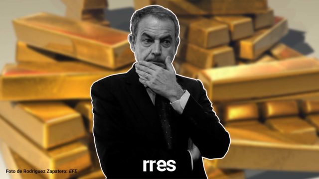 Zapatero y la mina de oro, por Lauraeno Márquez P. Foto de Rodríguez Zapatero_EFE. Foto del fondo_Steve Bidmead Pixabay (Interv. por Runrunes).