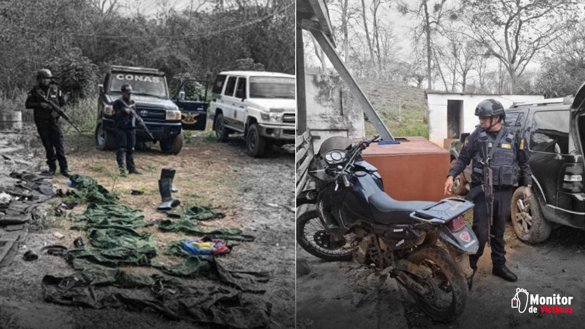 #MonitorDeVíctimasZulia | Funcionarios del Conas mataron a un hombre conocido como “Ñeño” y desmantelaron campamento de Yeico Masacre