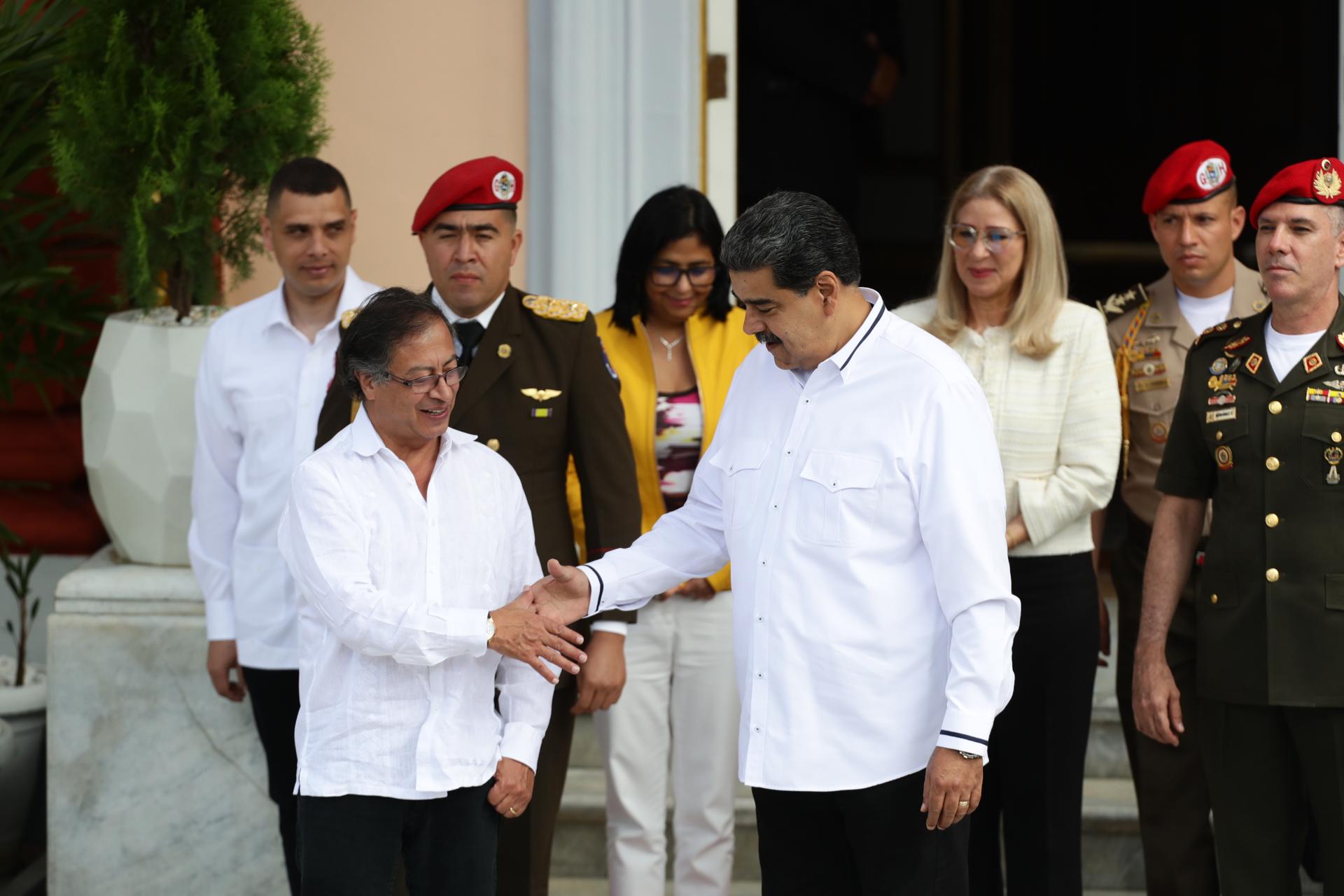 Por tercera vez, Maduro recibe a Gustavo Petro para reunión de trabajo