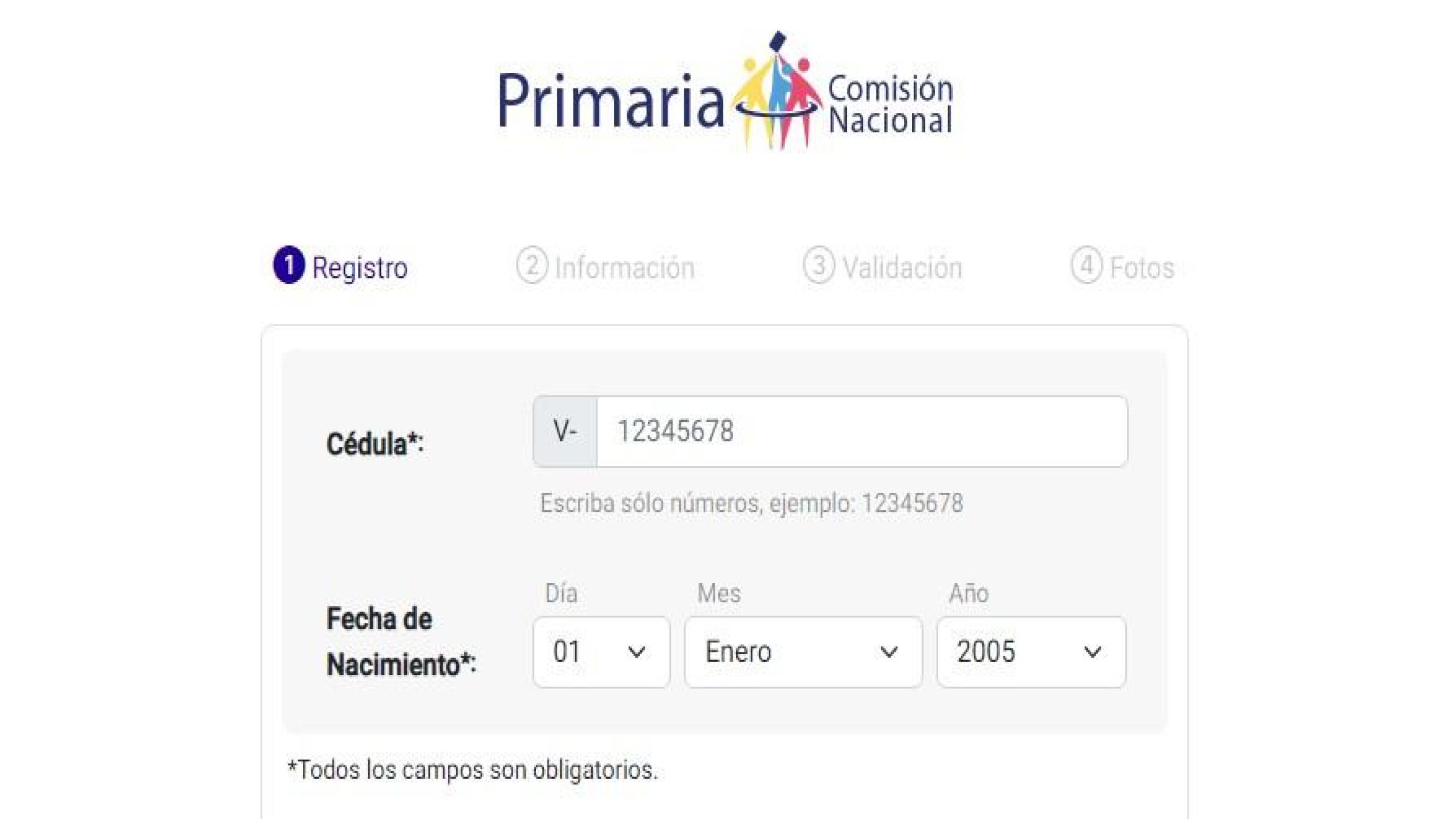 primarias
