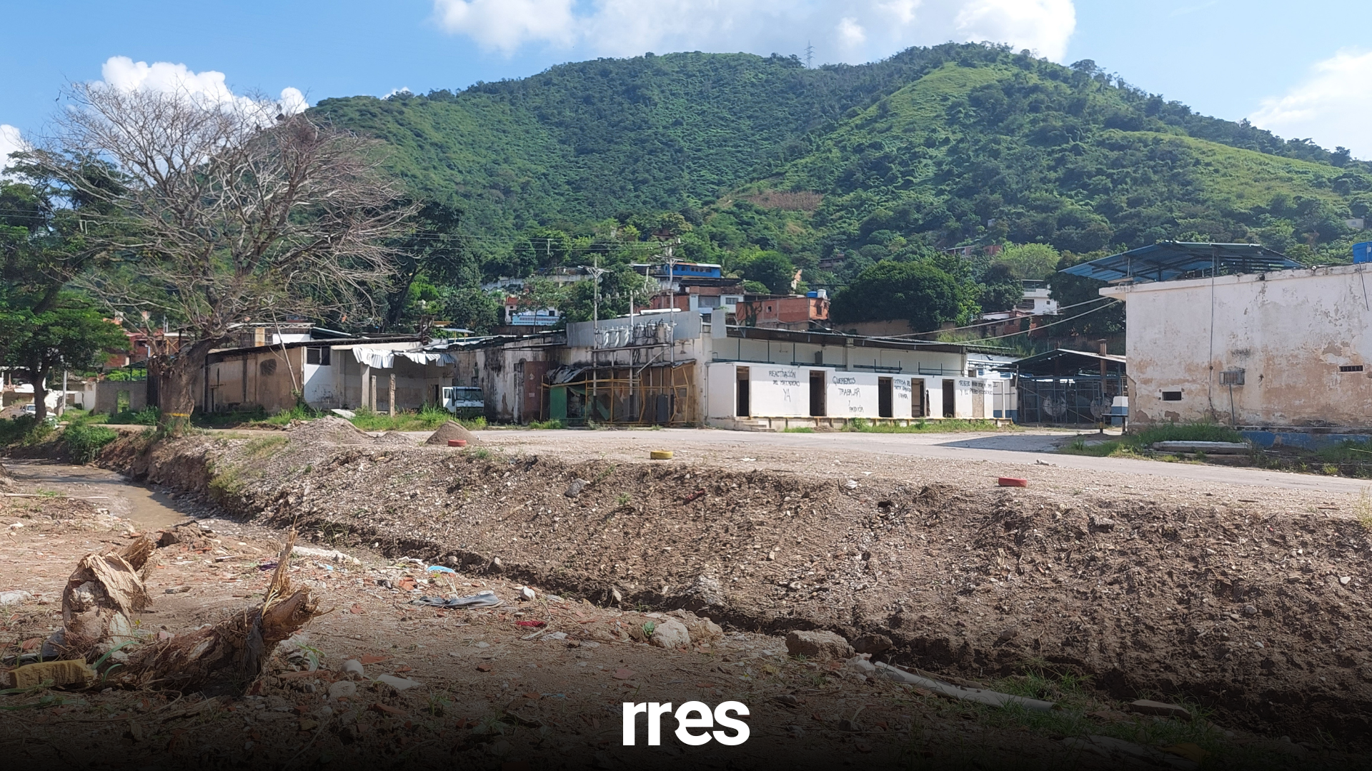 En «la nueva Tejerías» las señales del alud torrencial siguen dominando el paisaje