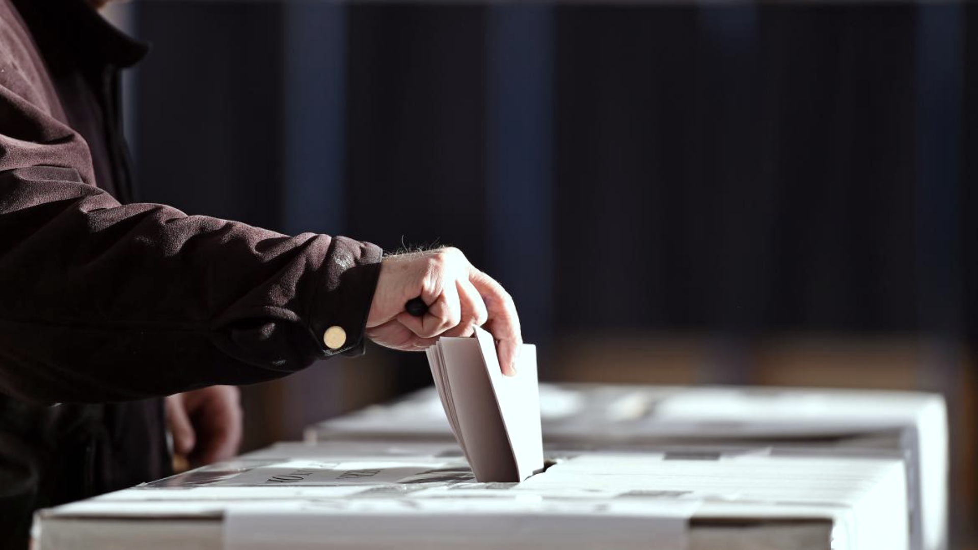 votación manual