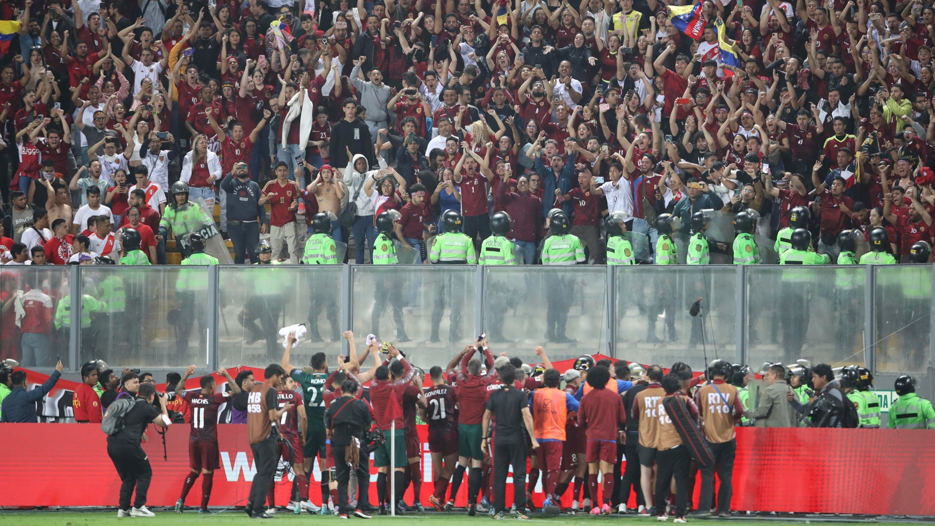 Agresiones contra la Vinotinto