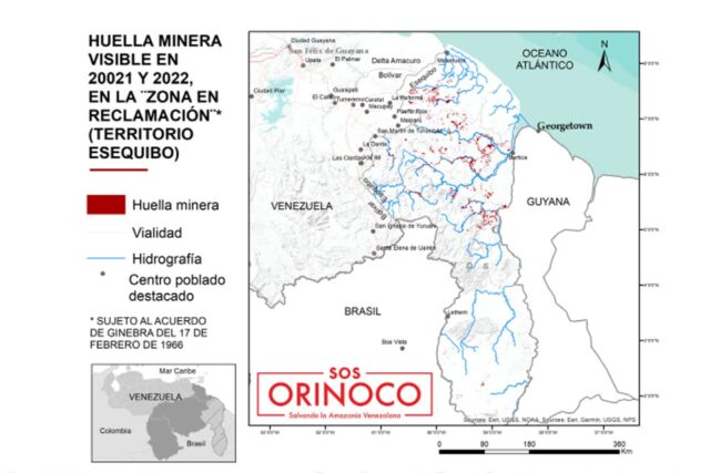 Minería en el Esequibo. SOS Orinoco