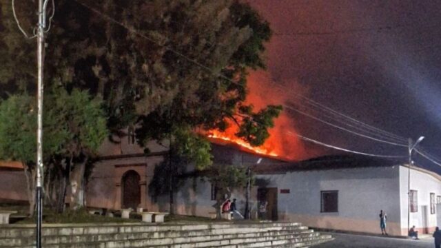 Incendio en Boconó. 24 de enero del 2024. Parque Nacional Ramal de Calderas