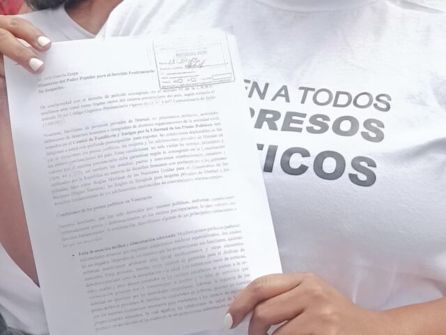 Hermana de preso político 