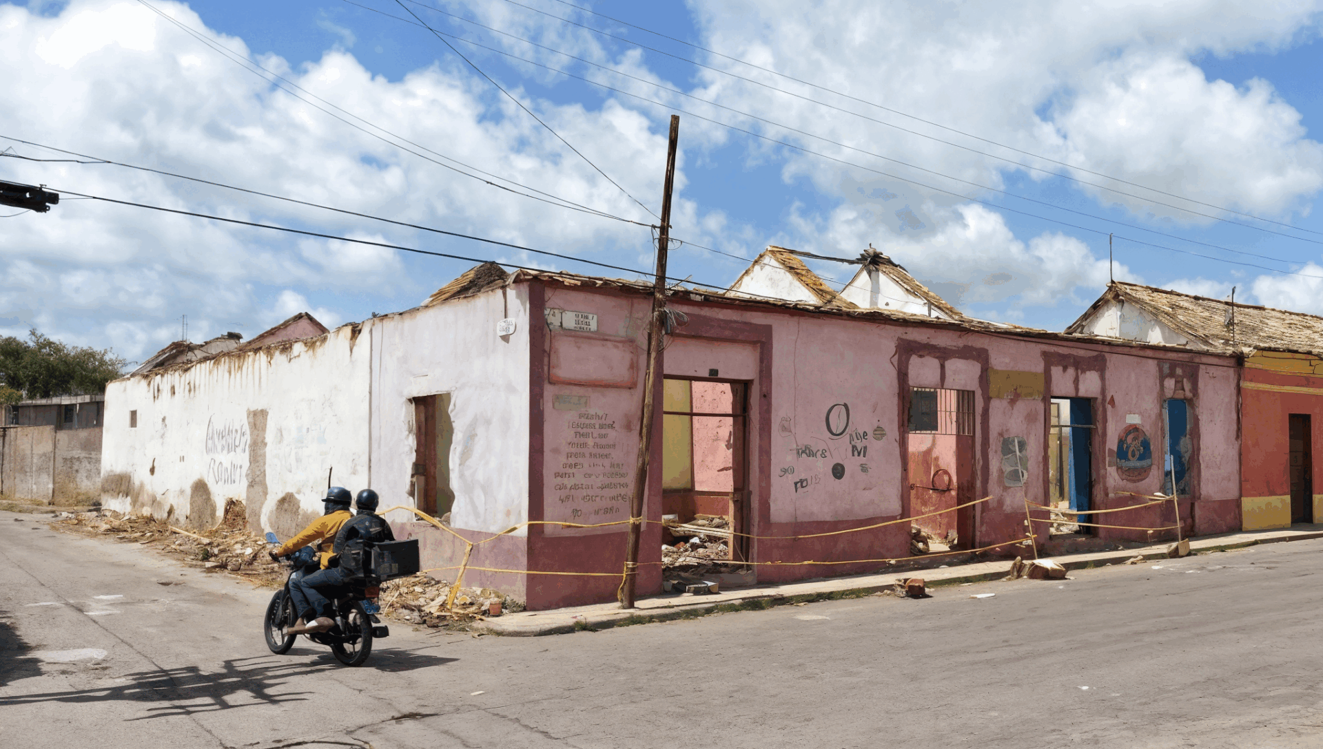 La casa de Aníbal Hill Peña era un hito del centro histórico de Pueblo Nuevo de Paraguaná, Falcón. Foto Isaac López