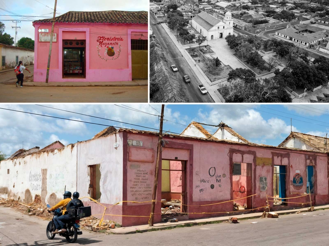 La casa de Aníbal Hill Peña era un hito del centro histórico de Pueblo Nuevo de Paraguaná, Falcón. Foto Isaac López