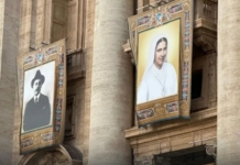 en la canonización