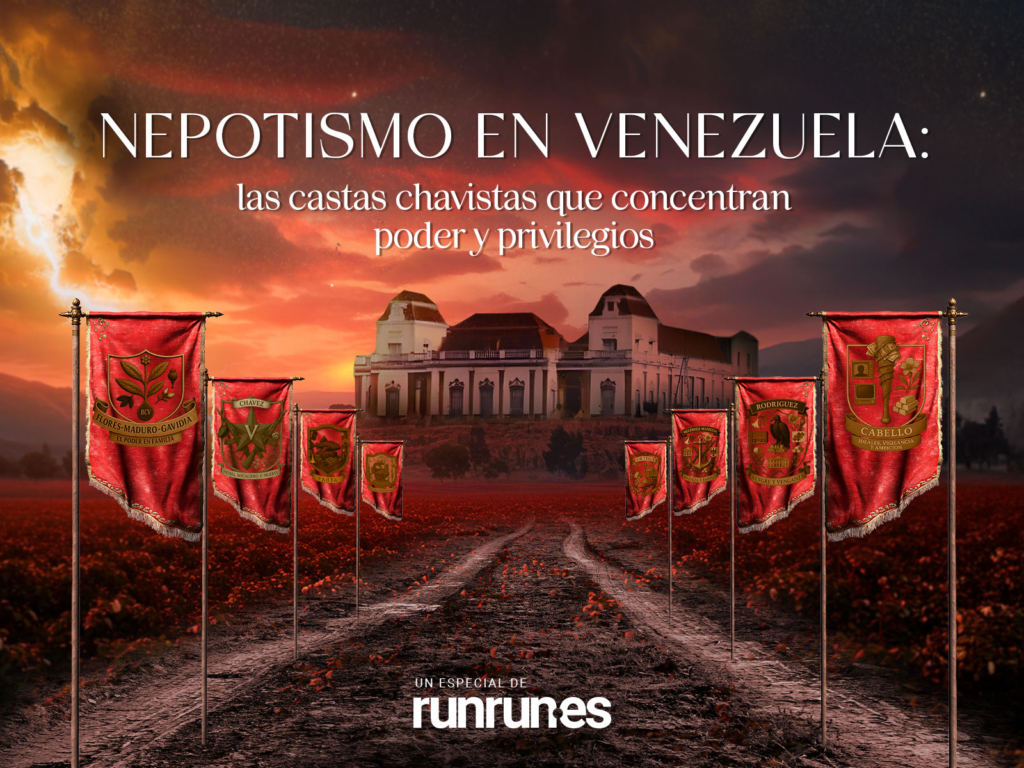 Nepotismo en Venezuela. Banderas de los clanes que tienen el poder