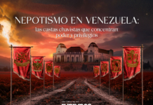 Nepotismo en Venezuela. Banderas de los clanes que tienen el poder