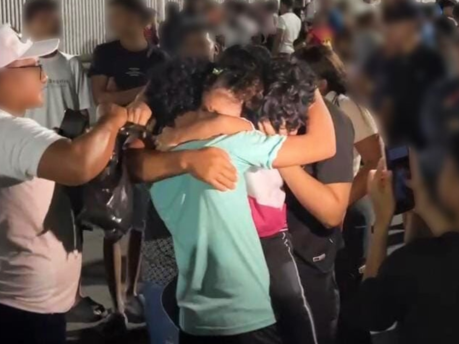 Los adolescentes fueron excarcelados la madrugada del 13 de enero