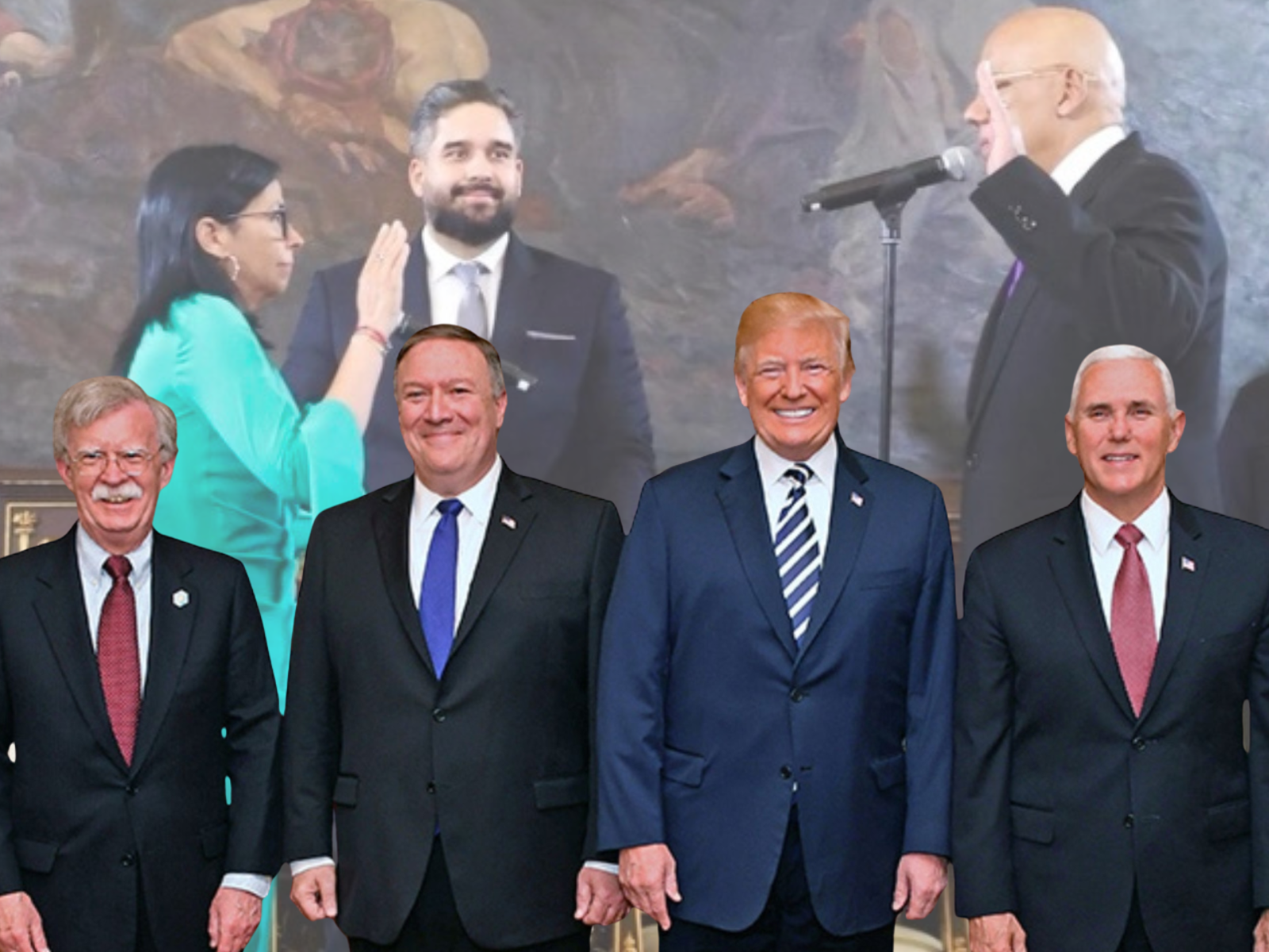 Exfuncionarios de Trump cuestionan su plan de transición en Venezuela