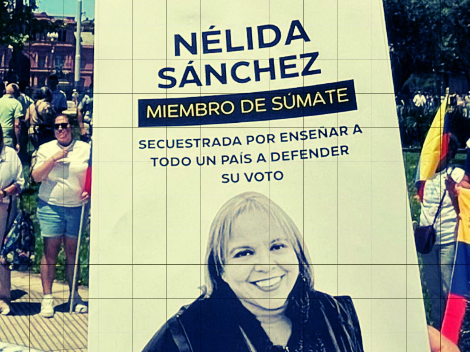 Nélida Sánchz, coordinadora nacional de formación ciudadana de Súmate y presa política