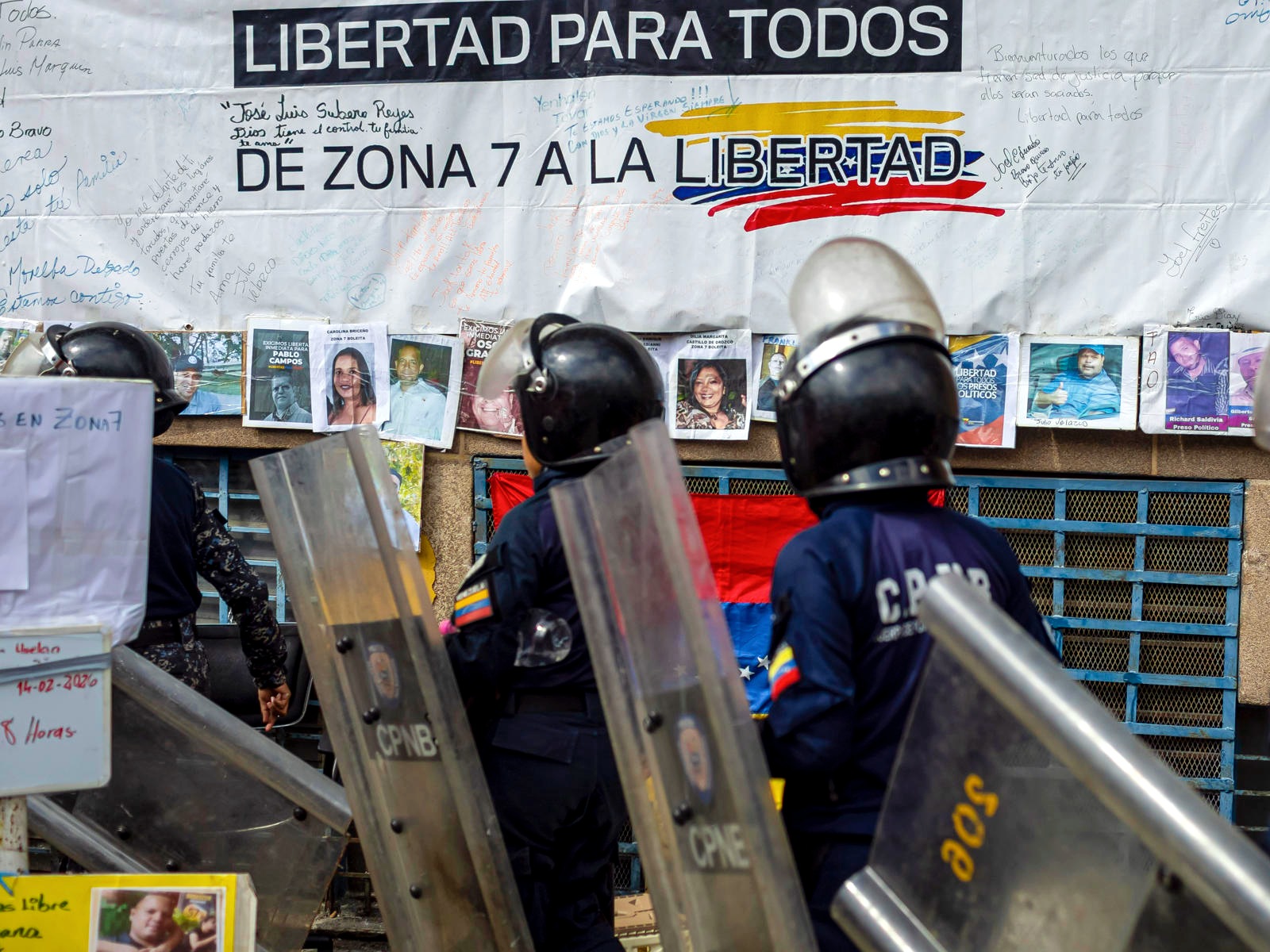 Imágenes de las afueras de Zona 7, donde presos políticos y familiares mantienen huelga de hambre / Foto: Alberto Rodriguez News