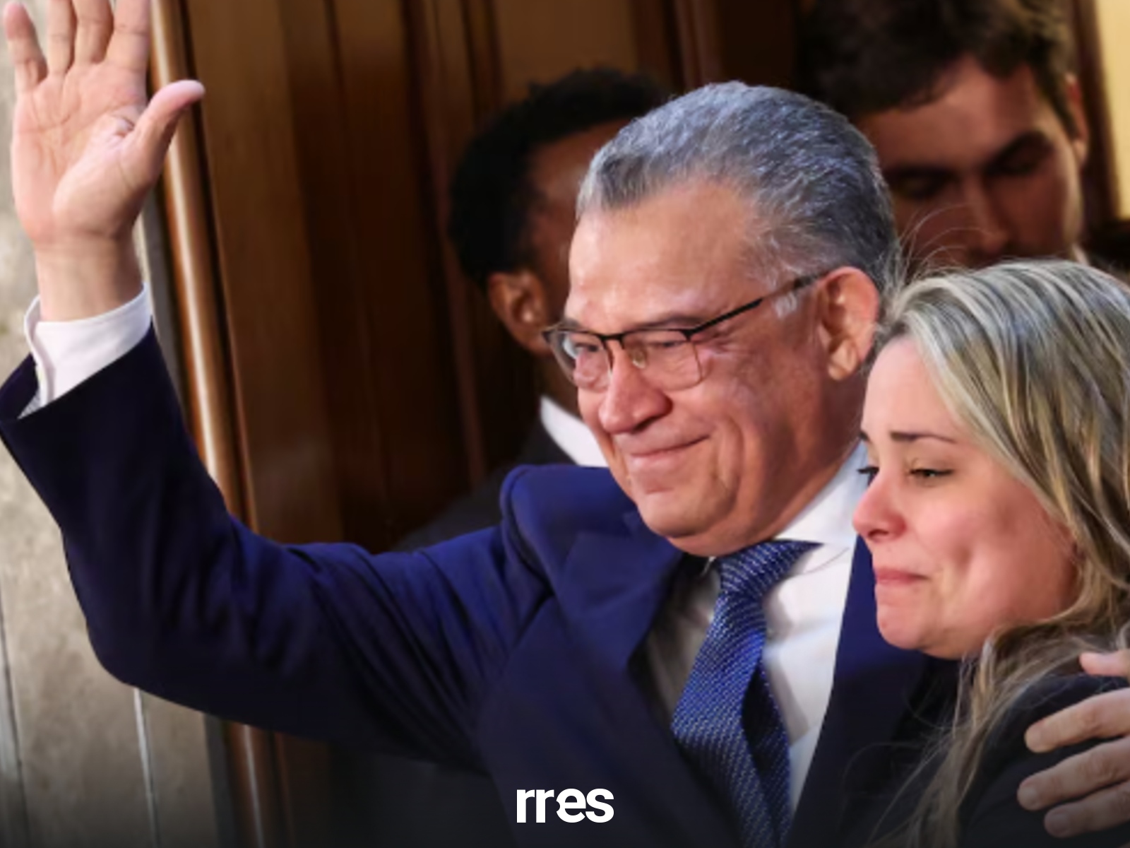 Enrique Márquez durante su visita a EE.UU.