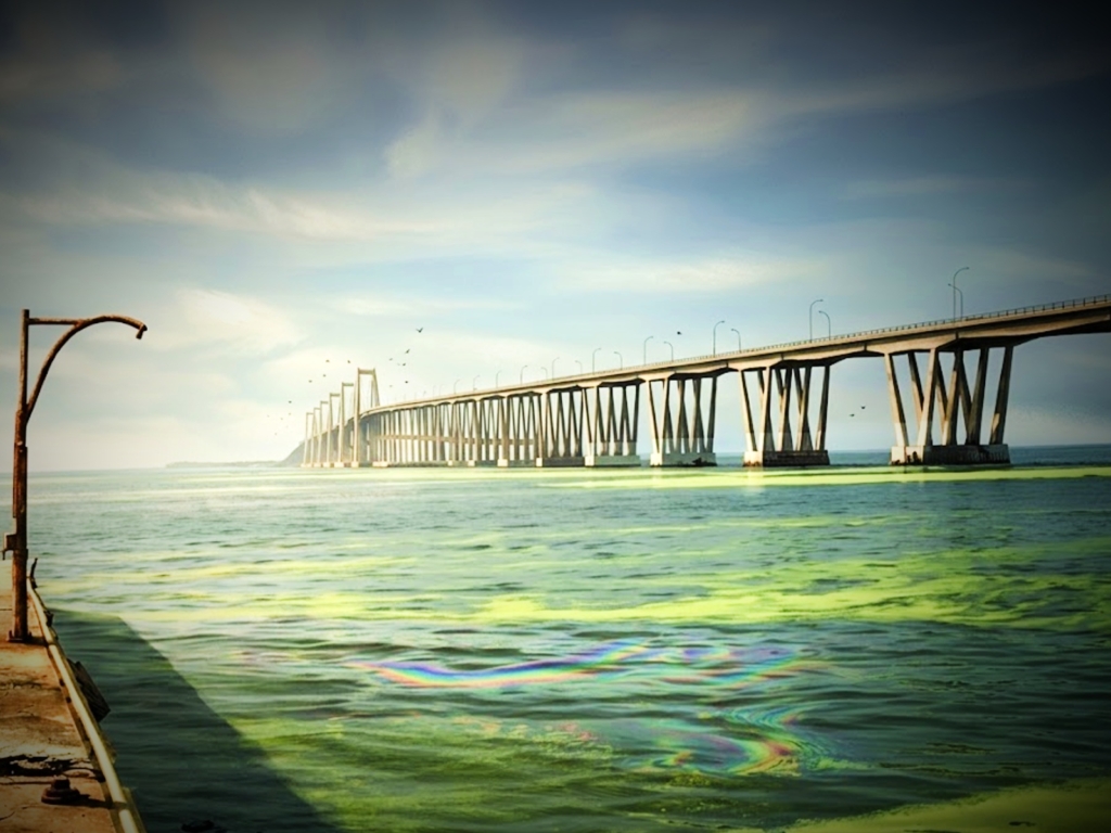 Ilustración del Lago de Maracaibo optimizada con IA