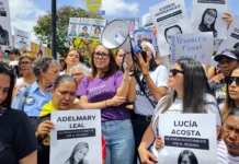 Imágenes de la Marcha del Día de la Mujer en Caracas