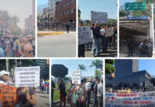 la represión