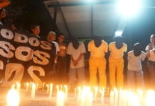 Vigilia de familiares de presos políticos en el Rodeo I