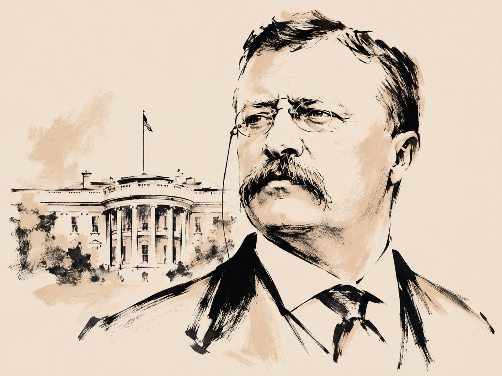 Theodore Roosevelt, un bronco en la Casa Blanca (II), por Orlando Viera - Blanco. @ovierab
