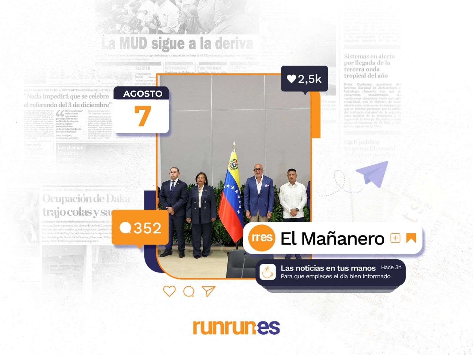 El Mañanero del 7 de agosto