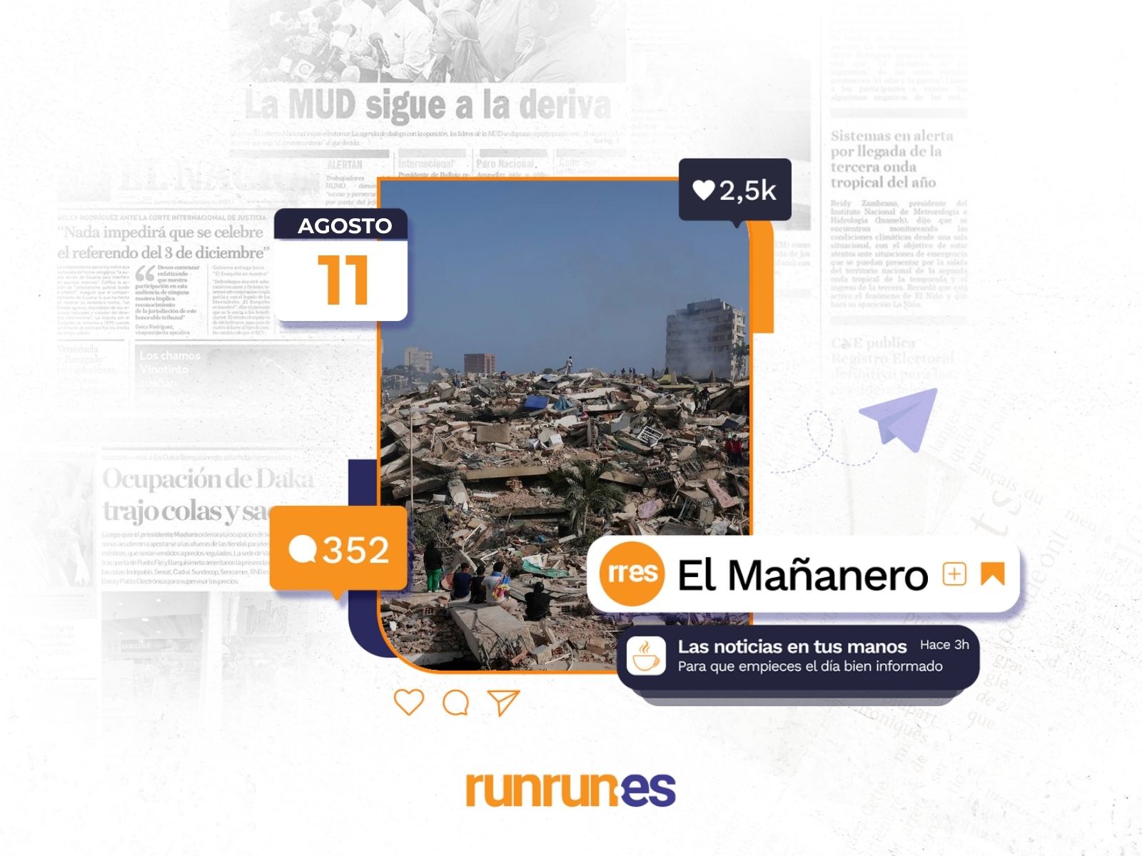 El Mañanero Formato canva