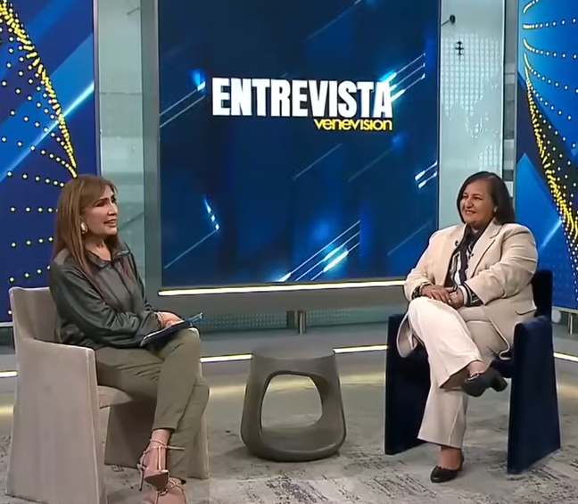 Dinorah Figuera entrevista en Venevisión