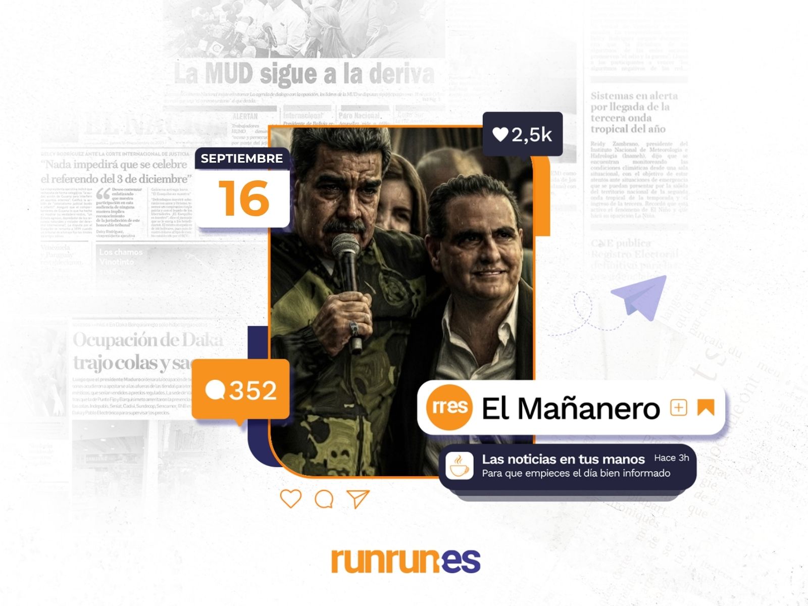 Mañanero del 16 de septiembre