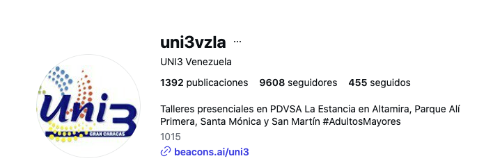 Perfil Uni3 Venezuela